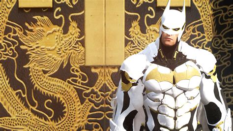 white gold batman